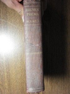 Early 1900s Poems Oliver Wendell Holmes Homewood Publis