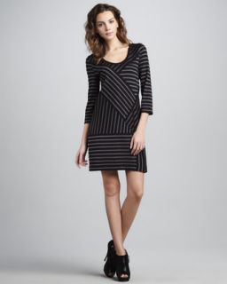 T5QWJ MARC by Marc Jacobs Smith Striped Jersey Dress