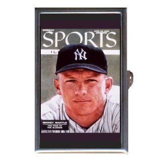 MICKEY MANTLE NY YANKEES 2 Coin, Mint or Pill Box Made in
