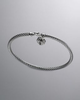 David Yurman Cable Collectibles Heart Lock Bracelet, 3mm   Neiman