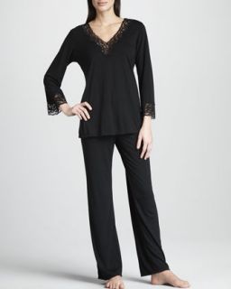  available in black $ 160 00 natori lhasa jersey pajamas black $ 160