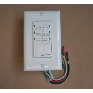 7 Button Preset In wall Timer Switch   White Office