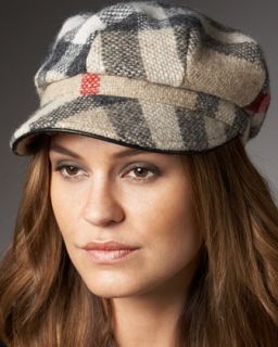 Burberry Tweed Check Hat   