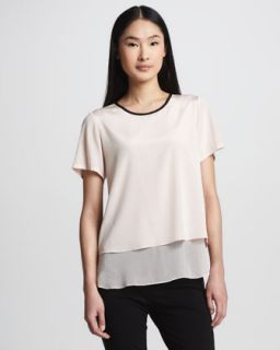  available in ballet ballet $ 195 00 dkny double layer silk blouse
