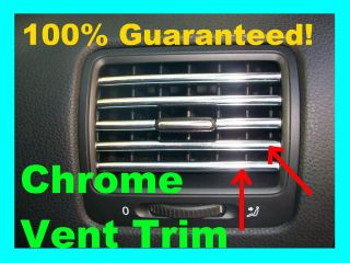 Honda Ridgeline Chrome AC Vent Trim Dash Dress Up Molding Interior Kit