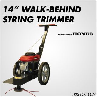 Walk Behind String Trimmer 14 High Wheel Powered by Honda GCV160