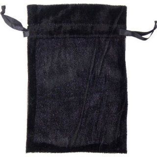 Black Velvet Organza Bag 4.5 X 6.5 Set of 12 Everything