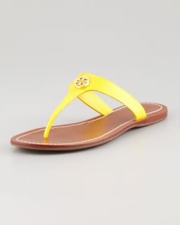 cameron patent logo thong sandal daisy yellow $ 150 pre order