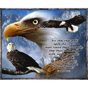 Eagles Wings Isaiah 4031 Tapestry Throw Blanket Home