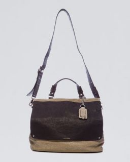 Olivia Harris Zip Pocket Front Satchel Bag   