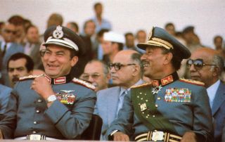  His Death Egyptian President Sadat with Hosni Mubarak 11 6 81