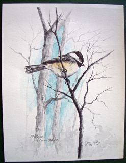 Elnor Hilty Songbird Print Signed and Numbered 1983