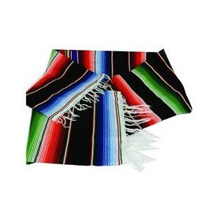 Large Authentic Mexican Saltillo Sarape Colorful Blanket