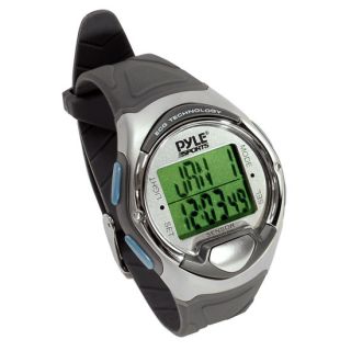 New Pyle Digital Heart Rate Monitor Watch w Finger Touch Calorie