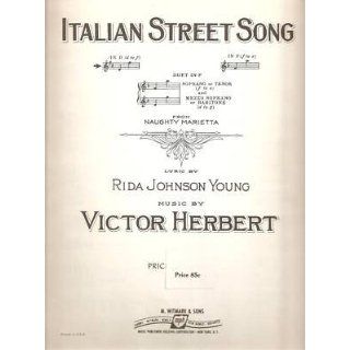  Sheet Music Italian Street Song Naughty Marietta 33 