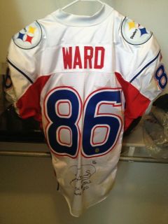 Hines Ward 2004 Autographed Game Used Worn Steelers Pro Bowl Jersey
