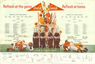 1958 4A Wichita Falls vs Highland Park Football Program