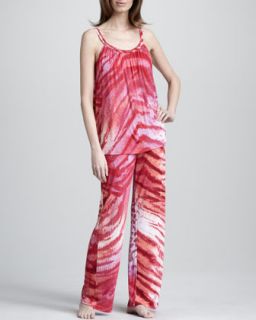  available in passion pink $ 160 00 natori dara animal print camisole