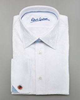 Robert Graham Colin Paisley Shirt, White   