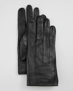 burberry touch screen leather glove original $ 325 146
