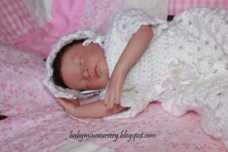 Babymine Nursery Caleb Heather Boneham Reborn Micro Preemie Baby Doll