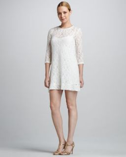 erin by erin fetherston lace shift dress $ 345