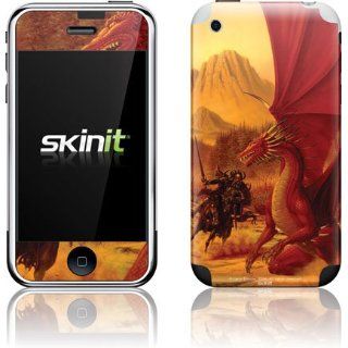 Larry Elmore Dragon Fight skin for Apple iPhone 2G