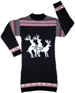 Ugly Christmas Sweater   Reindeer Threesome Naughty