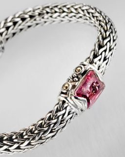 John Hardy Jeweled Rope Bracelet, Mystic Pink Topaz   