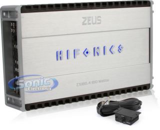 Hifonics Zeus ZXI80 4 ZXI 80 4 640W 4 Channel Zeus Power Car Amplifier