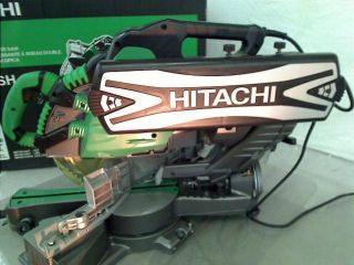 Hitachi C12RSH 15 Amp 12 inch Sliding Compound Miter Saw with Laser