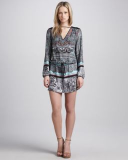  in blue patte $ 228 00 clover canyon printed drawstring waist