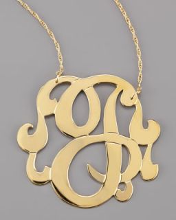 swirly initial necklace j $ 286