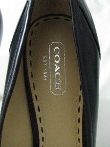  Camille Black Leather Buckle Pumps High Heel Shoes NIB 8 M New w Box