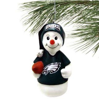 Philadelphia Eagles Resin Snowman Ornament Sports