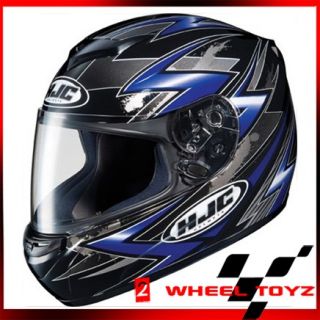 HJC CS R2 Thunder Blue Full Face Motorcycle Helmet Size x Large