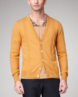 Maison Martin Margiela Cotton Cardigan, Burnt Orange   