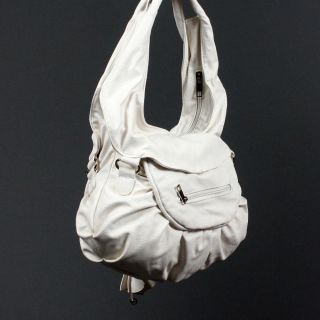 White Medium Women Fashion Dress Tassel Hobo Handbag