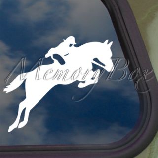 Horse Jumping Decal Car Truck Bumper Window Sticker