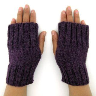 Alpaca Fingerless Gloves Handknit Organic Dyes Fair Trade