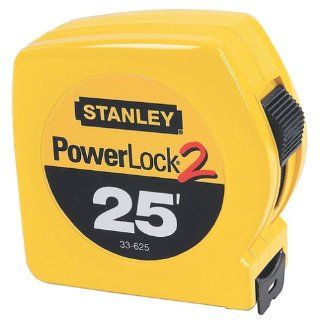 Stanley 33 625 25 Foot by 1 Inch PowerLock 2 Tape Rule   