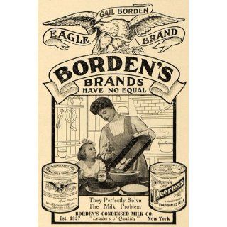 1909 Ad Bordens Condensed Milk Evaporated Milk Child
