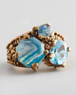  ring available in multi blue $ 295 00 stephen dweck multi stone mosaic