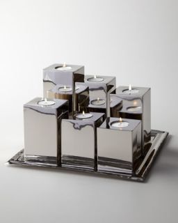 H6KTG Luka Tea Light Holders & Tray