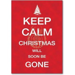Keep Calm Christmas Be Gone Funny Greeting Cards 12pk