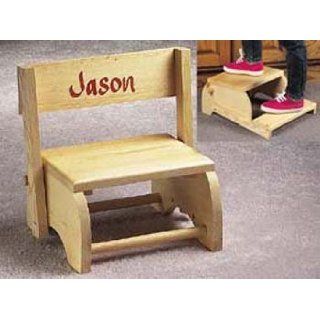 Personalized Childs Wooden Chair 