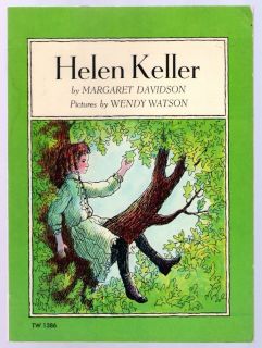 Helen Keller by Margaret Davidson Wendy Watson 1969 PB NM