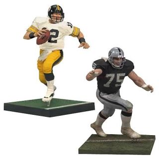 Terry Bradshaw Howie Long NFL McFarlane Steelers Raiders 2 Pack