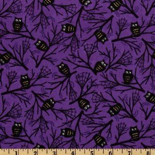 Moda Happy Howlo ween Hooters Potion Purple Fabric By