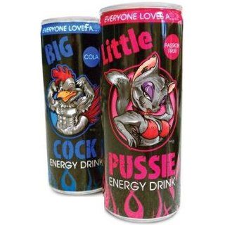 Little Pussie Energy Drink  Passion Fruit Flavor 24 cans/case , 8.4oz